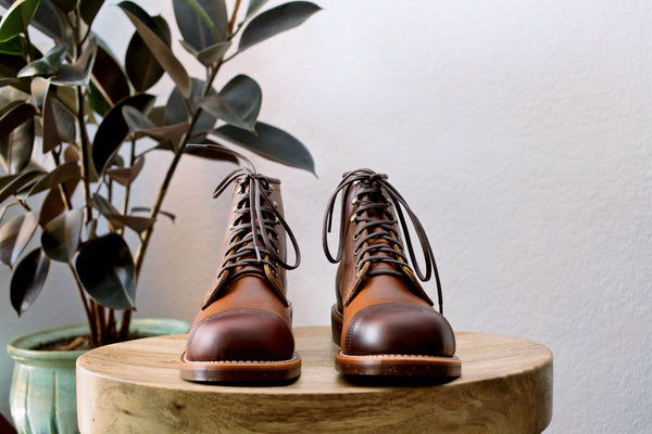 Chippewa Homestead Boot Renegade Tan and Cordovan