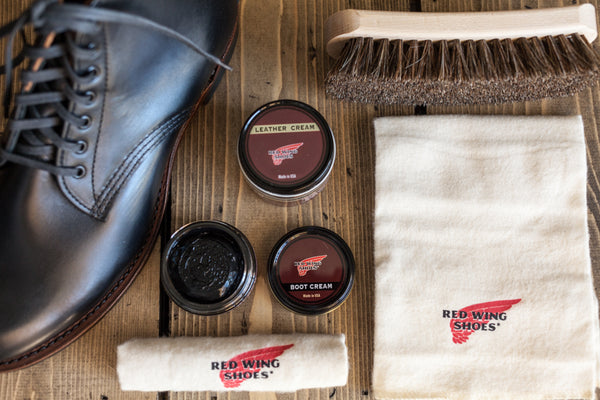 Red wing burgundy boot cream hotsell