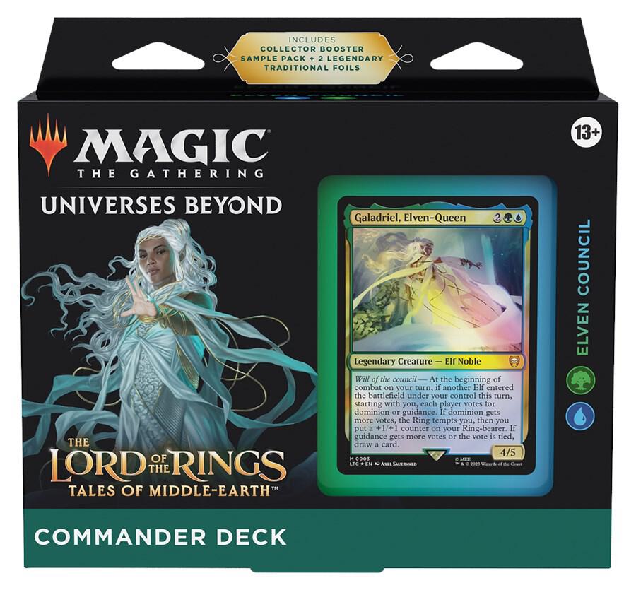 Magic The Gathering LOTR Tales of Middle-earth Elven Council Commander Deck