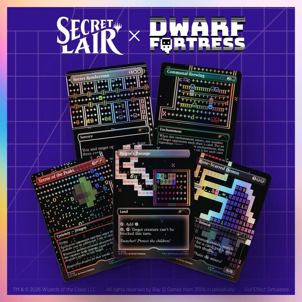 Secret Lair - Dwarf Fortress - Create New World Foil Edition