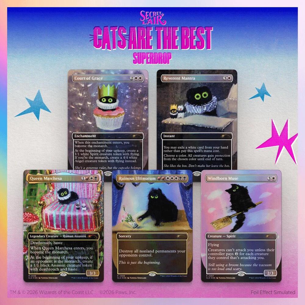 Secret Lair - Chaos Vault - Purr Majesty Foil Edition