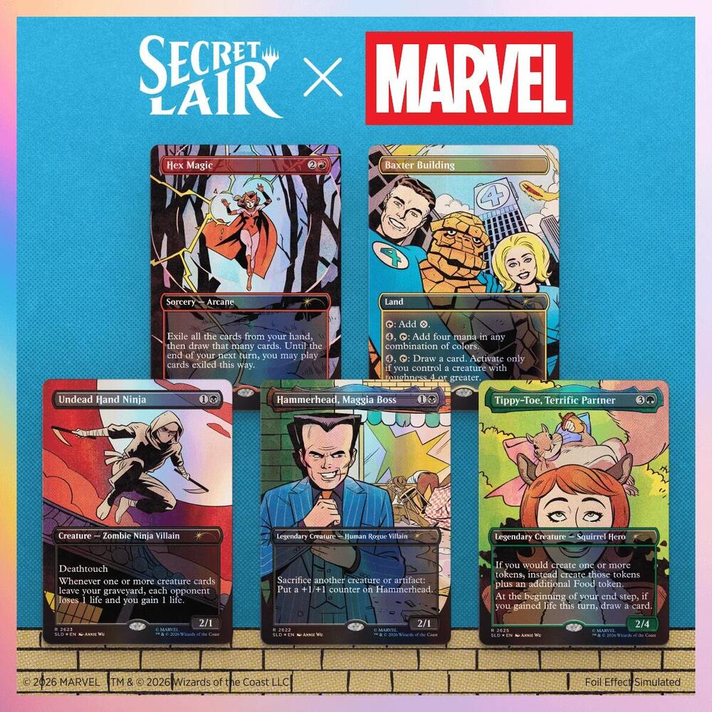 Secret Lair - Marvel - Spinner Rack Specials Foil Edition