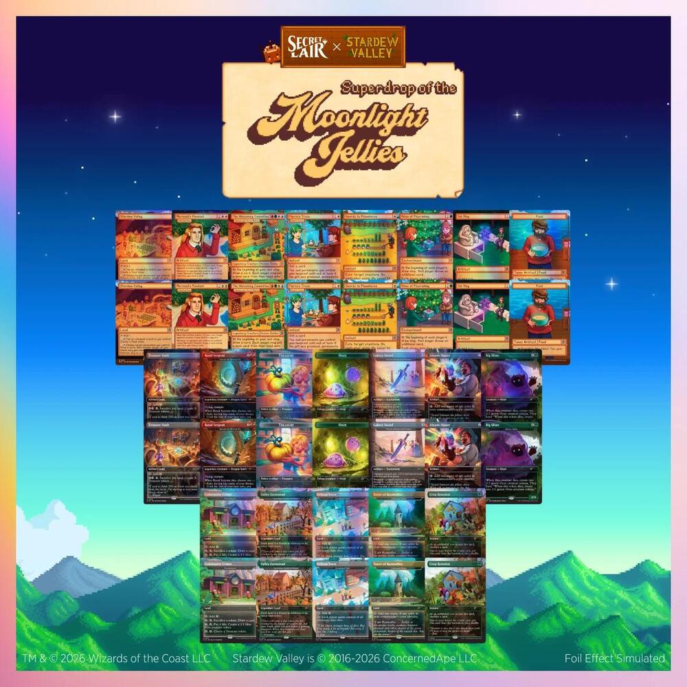 Secret Lair x Stardew Valley Grandpa Would Be Proud Everything Bundle