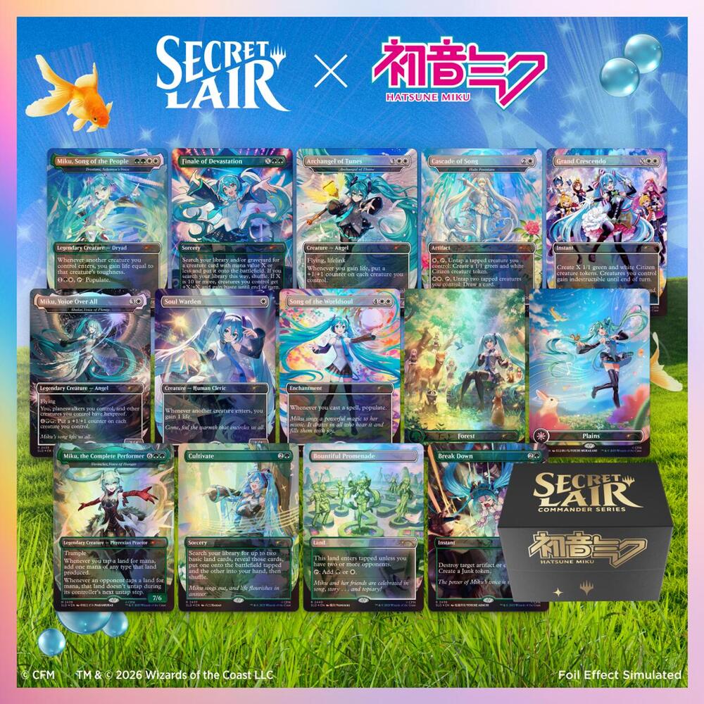 Secret Lair - Hatsune Miku - Commander Deck