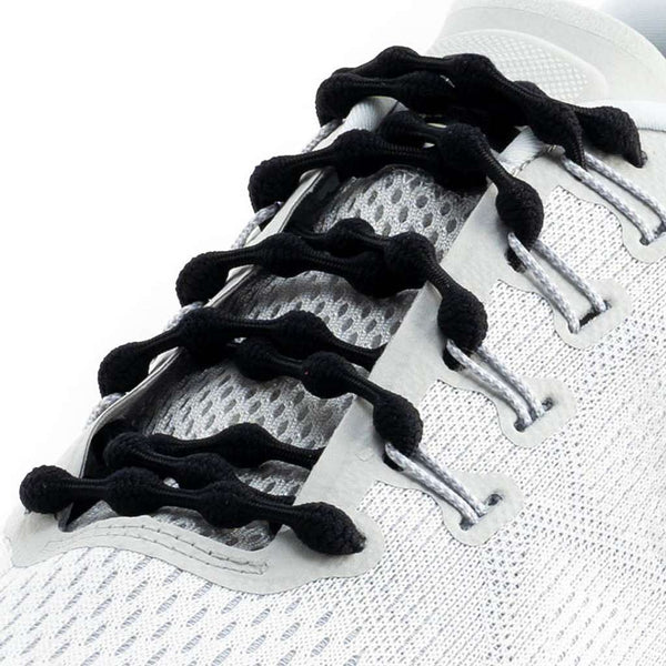 Caterpy Run No-Tie Laces - Jaguar Black