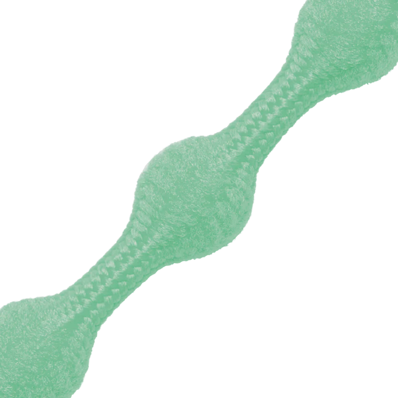 Caterpy Run No-Tie Laces - Mint Green