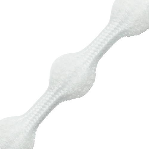 Caterpy Run No-Tie Laces - Silky White