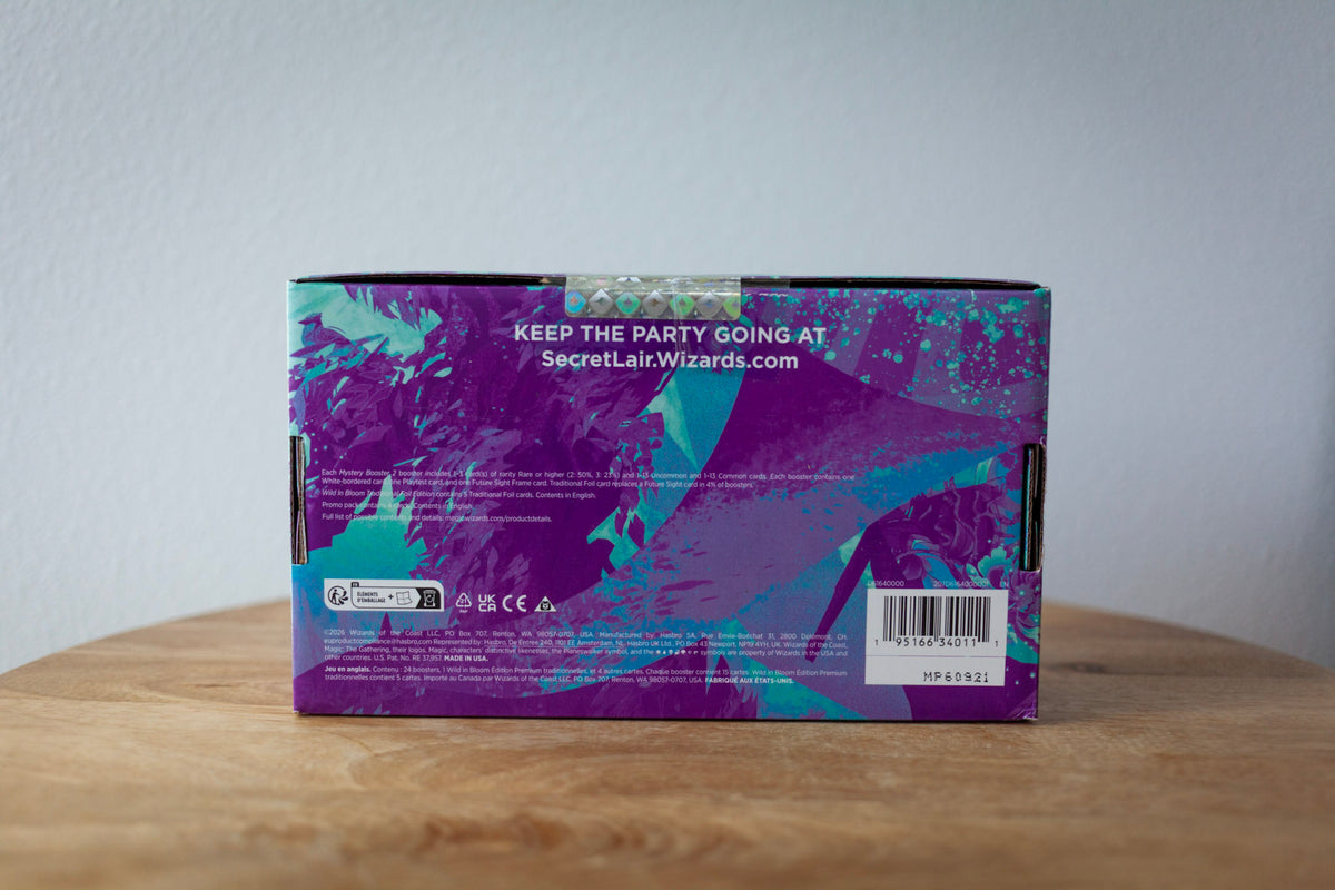 Secret Lair - Festival in a Box - Amsterdam 2026 sealed product photo, back - Arcane Supply Co.