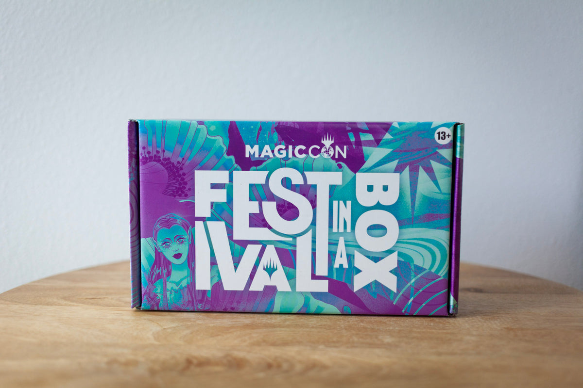 Secret Lair - Festival in a Box - Amsterdam 2026 sealed product photo, front - Arcane Supply Co.