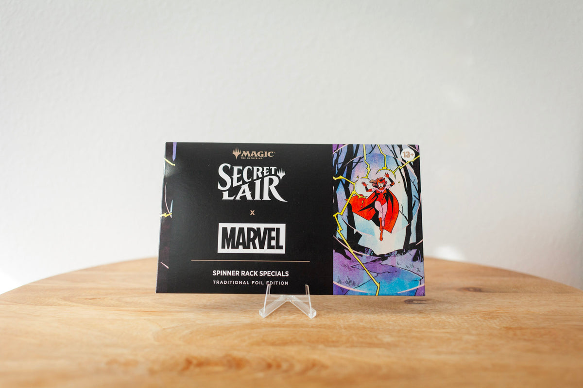 Secret Lair - Marvel - Spinner Rack Specials Foil Edition sealed product photo, front - Arcane Supply Co.