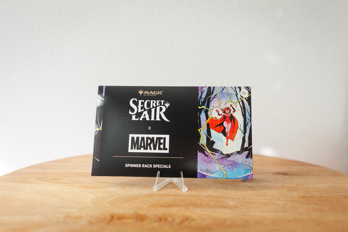 Secret Lair - Marvel - Spinner Rack Specials sealed product photo, front - Arcane Supply Co.