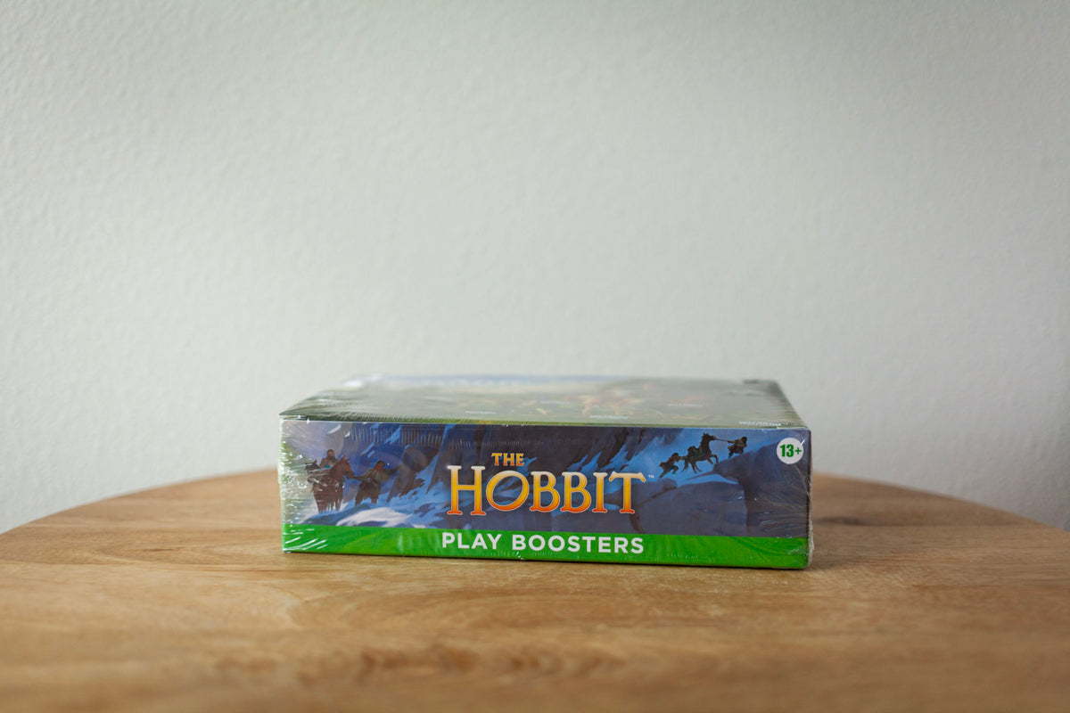 Magic The Gathering - The Hobbit - Play Booster Box sealed product photo, side - Arcane Supply Co.