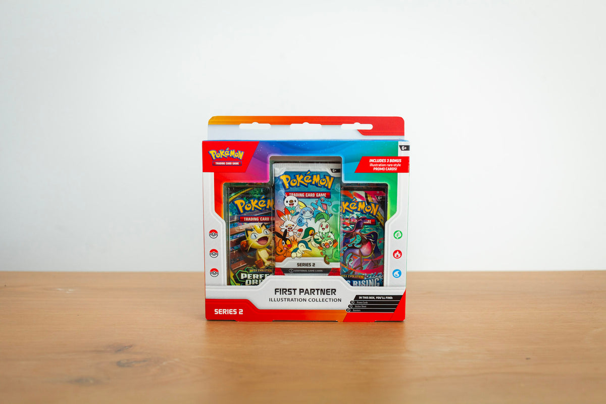 Pokemon - First Partner Illustration Collection Series 2 sealed product photo, front - Arcane Supply Co.