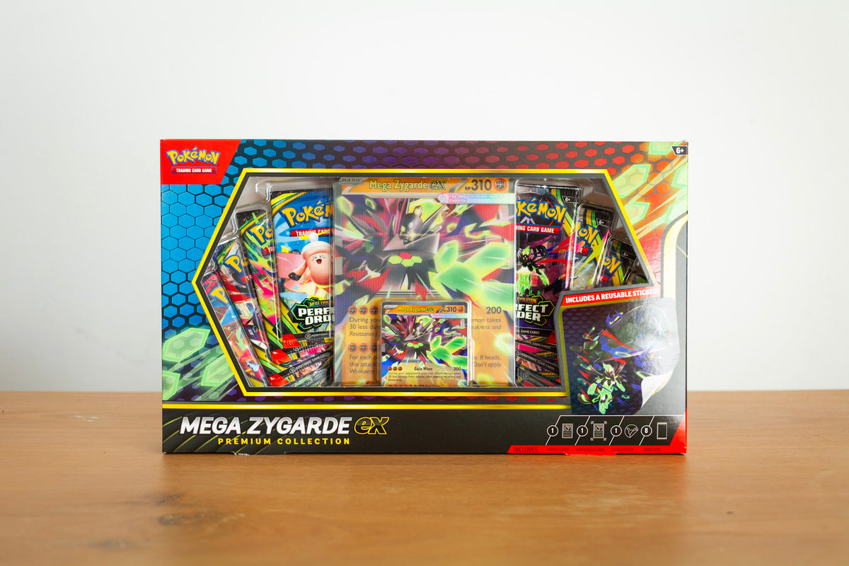 Pokemon - Mega Zygarde EX Premium Collection sealed product photo, front - Arcane Supply Co.