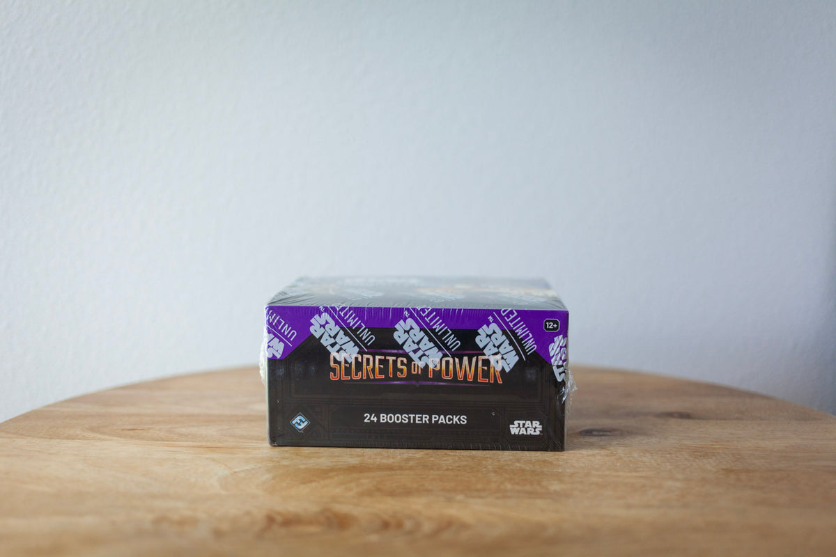 Star Wars Unlimited - Secrets of Power - Booster Box sealed product photo, side - Arcane Supply Co.