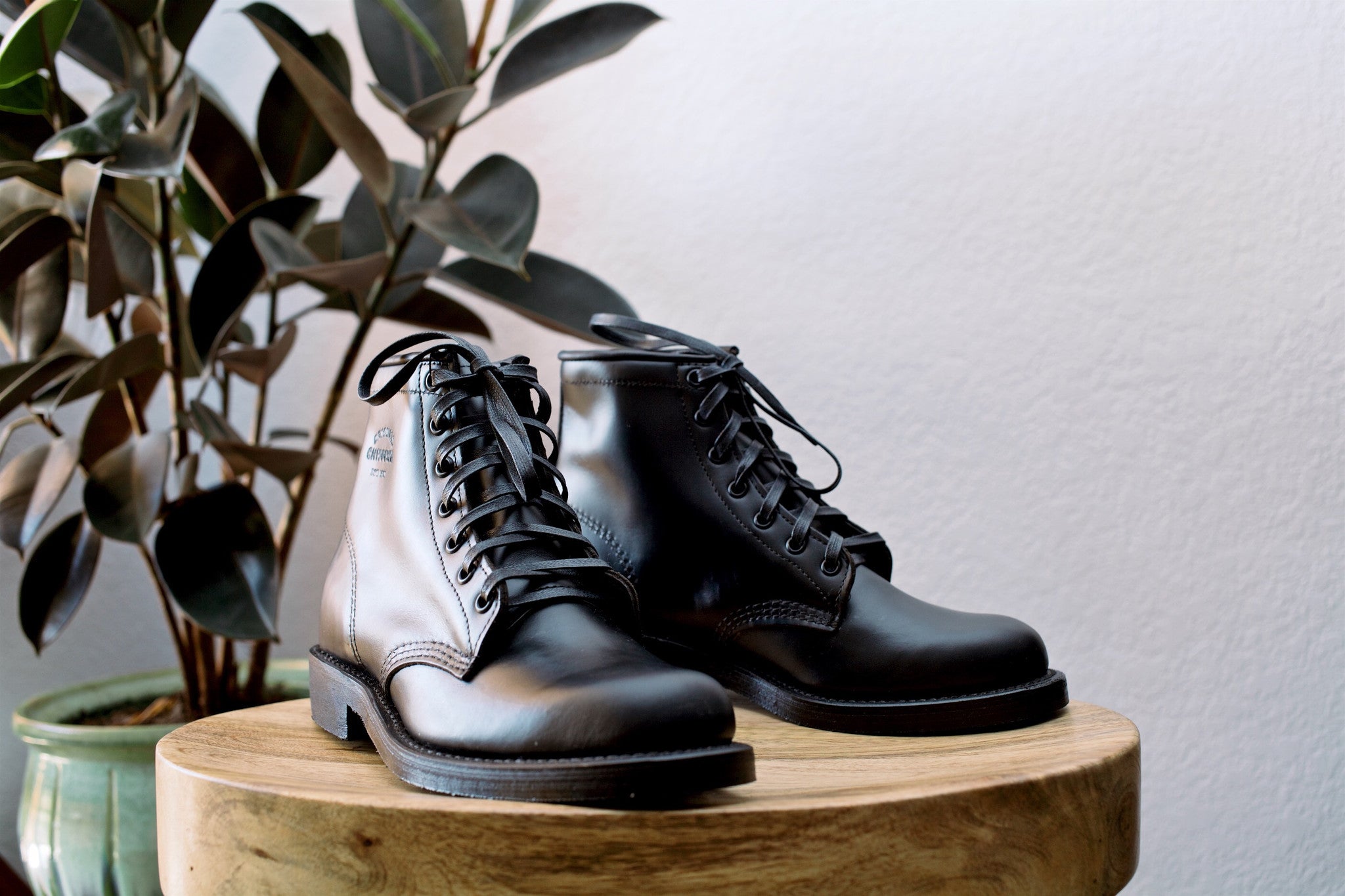 Chippewa Service Boot Trooper Black open box size 8D Arcane Supply Co