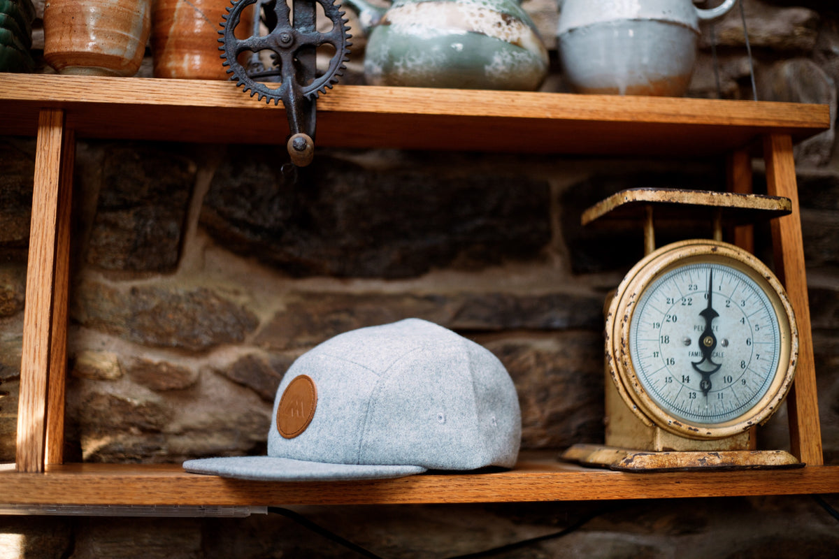 AM Grey Wool Hat