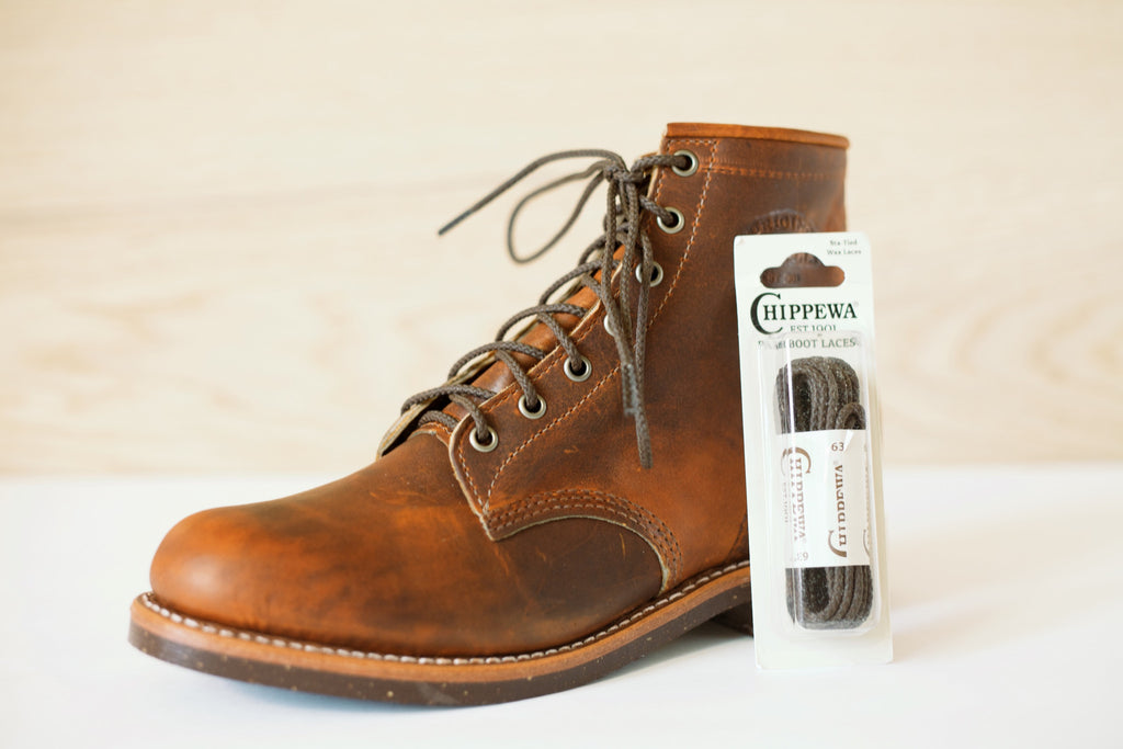 Chippewa Laces - Brown Wax (54")