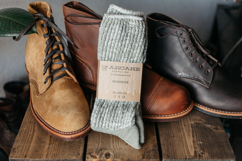 Expedition Socks - Olive