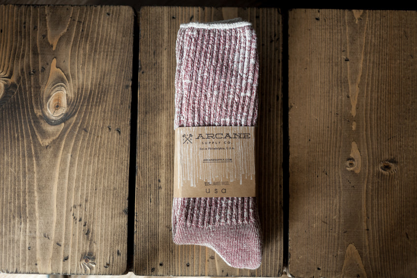 Expedition Socks - Wine