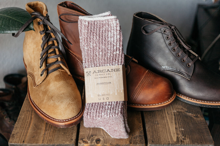 Expedition Socks - Wine
