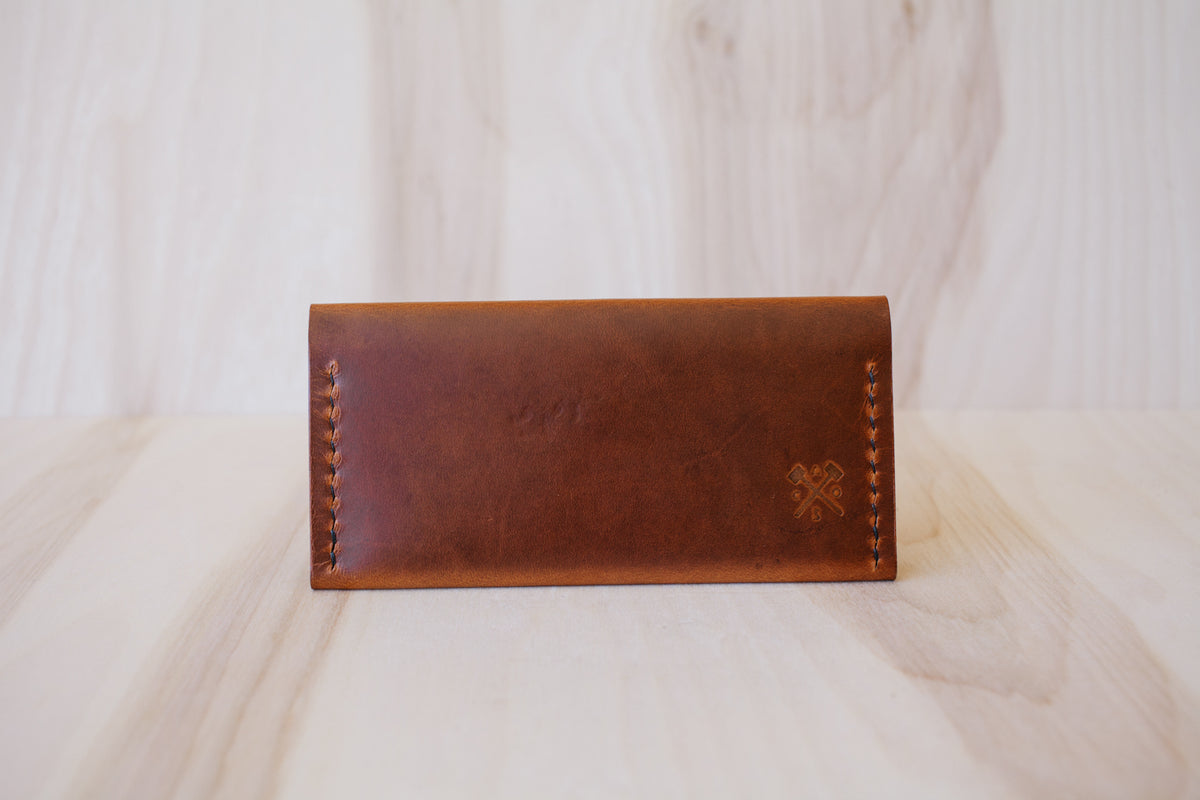 Héritage Stud Wallet - Cognac