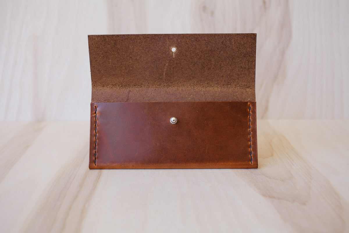 Héritage Stud Wallet - Cognac