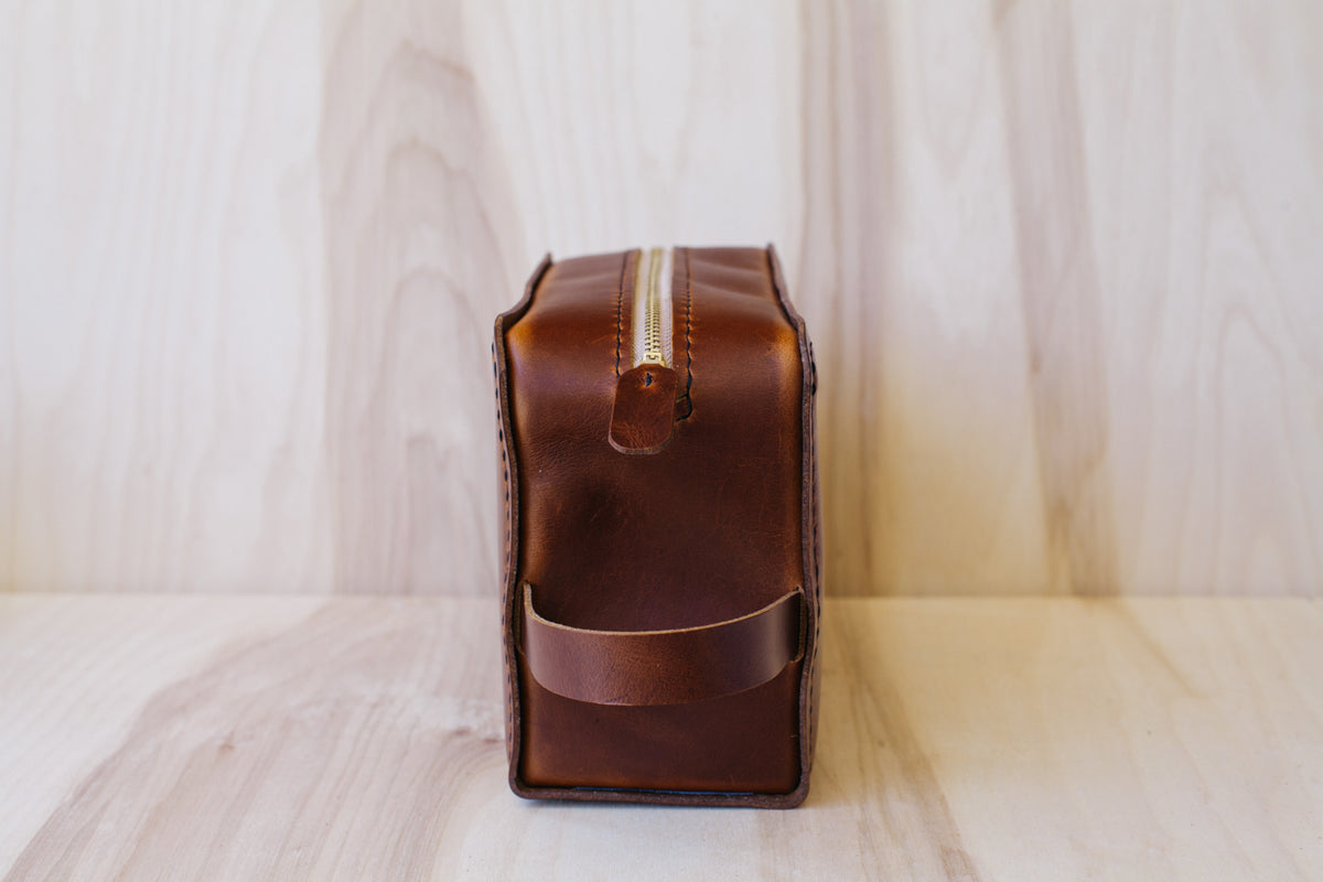 Héritage Dopp Kit - Cognac