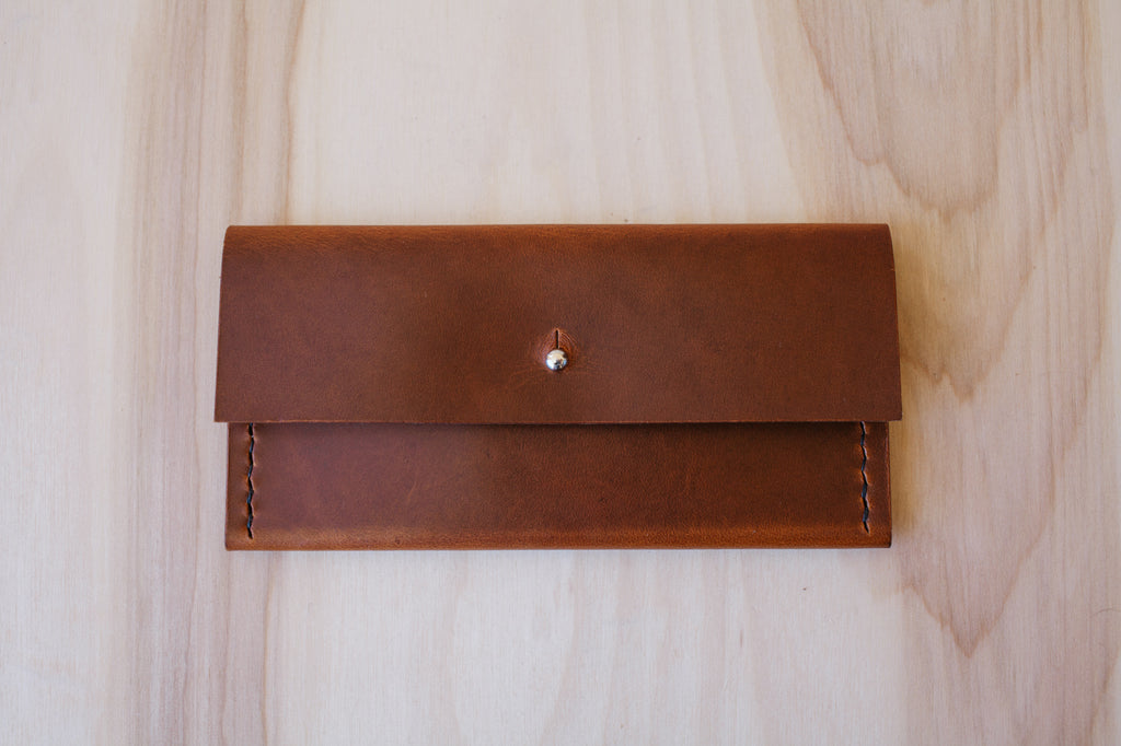 Héritage Stud Wallet - Cognac