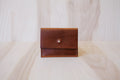 Héritage Compact Stud Wallet - Cognac