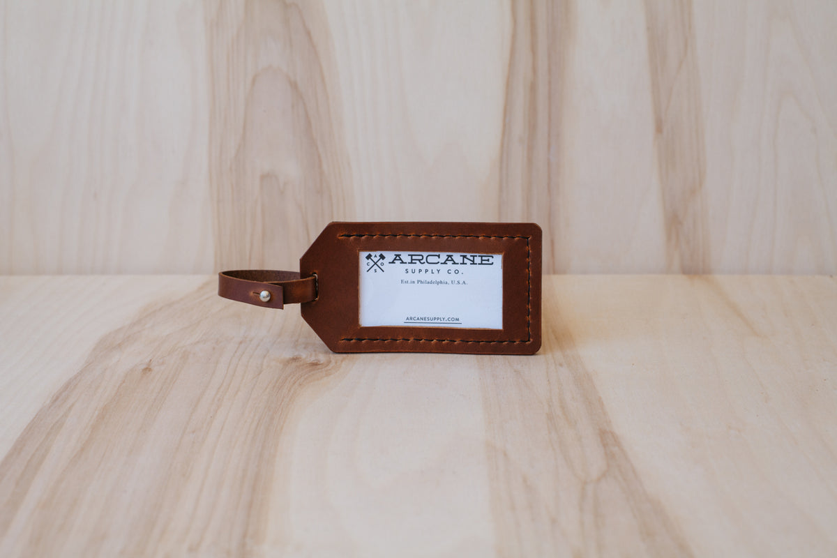 Héritage Luggage Tag - Cognac