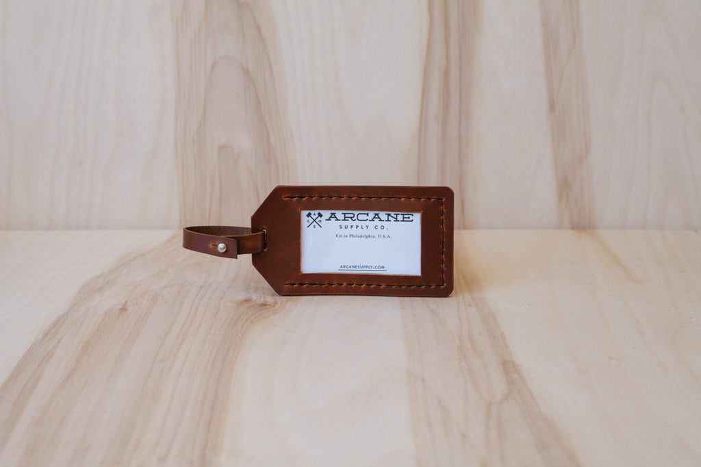 Héritage Luggage Tag - Cognac