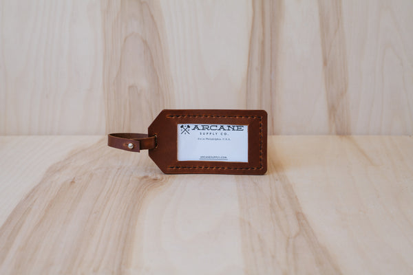 Héritage Luggage Tag - Cognac
