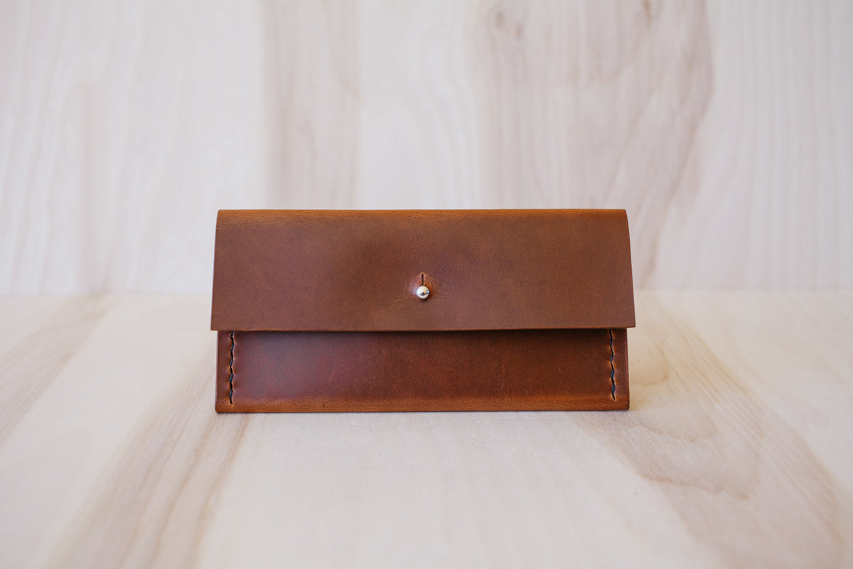 Héritage Stud Wallet - Cognac