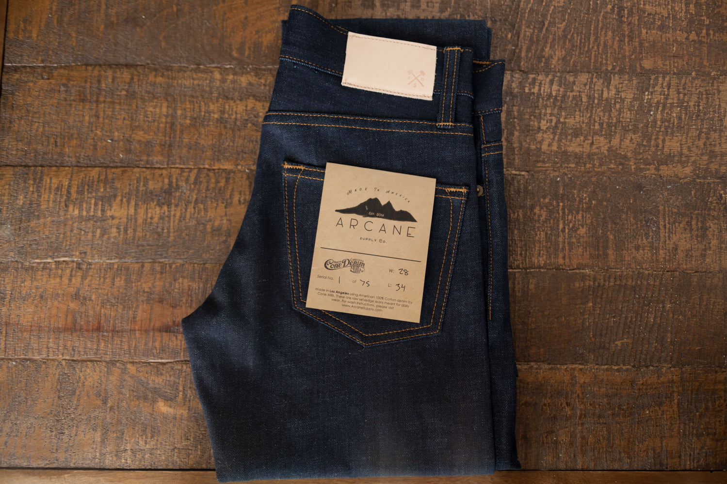 1901 Selvedge Denim Cone Mills Arcane Supply - Main Image