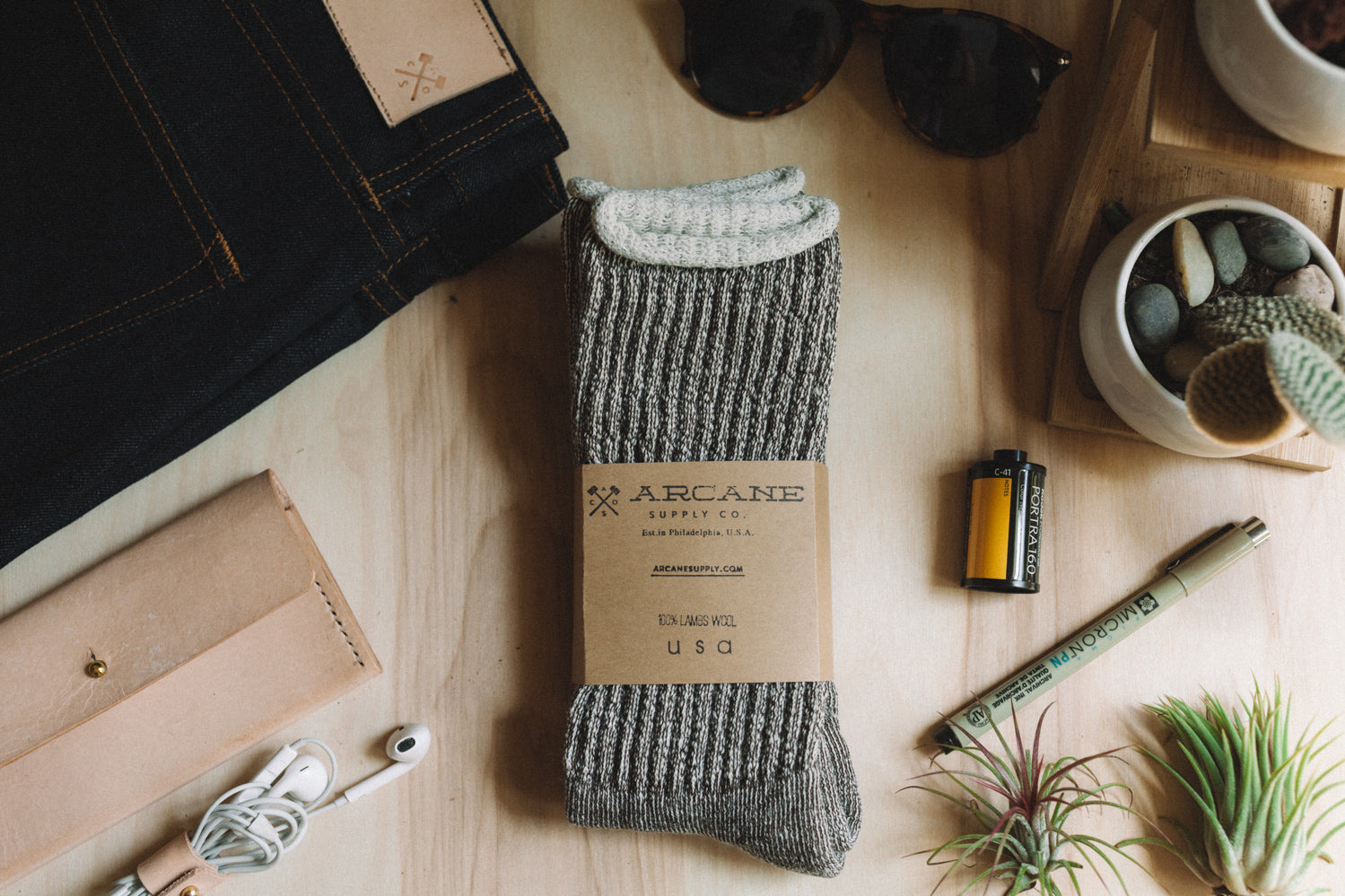 Expedition Socks - Bark