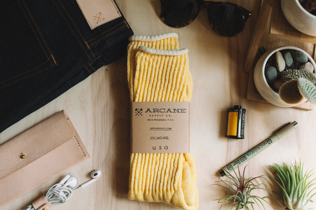 Expedition Socks - Birch Yellow