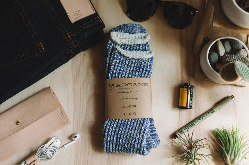 Expedition Socks - Indigo