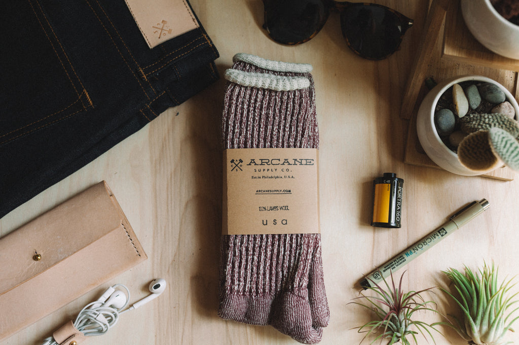 Expedition Socks - Wine