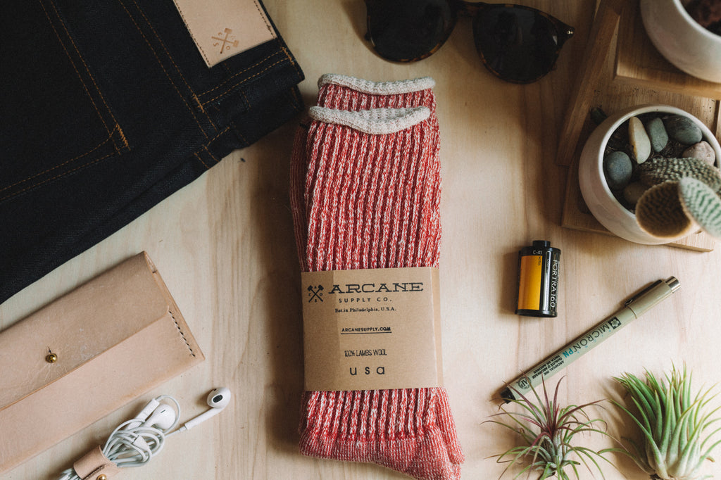 Expedition Socks - Woodpecker Red