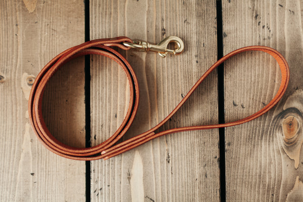 Dog Lead - Cognac