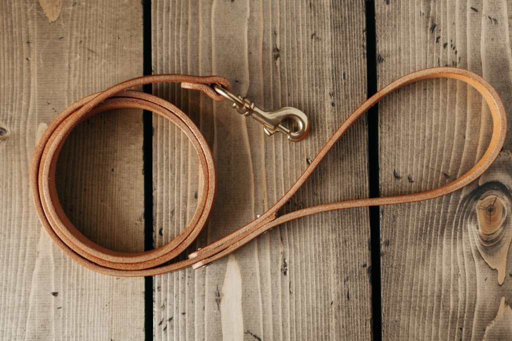 Dog Lead - Tobacco