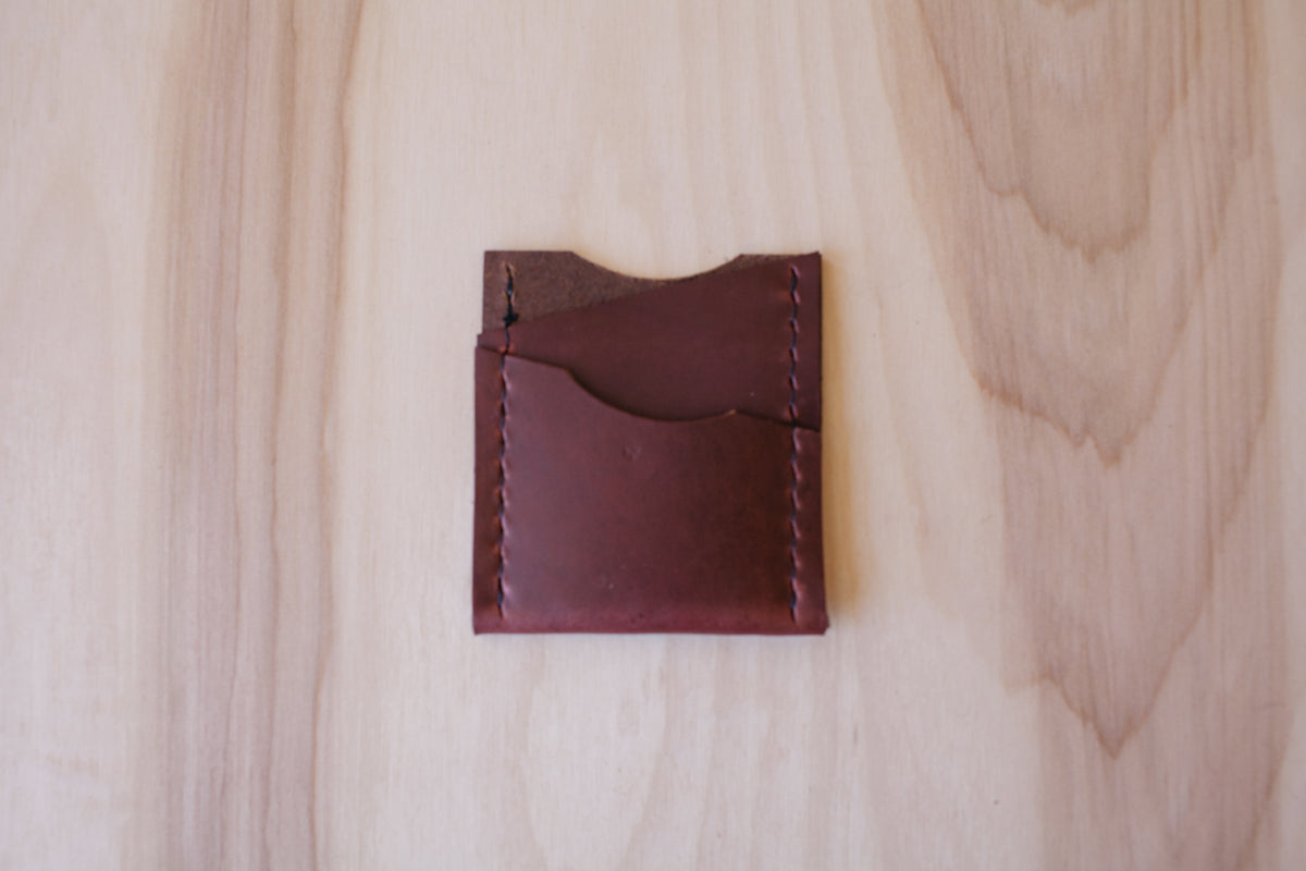 Héritage Card Holder - Burgundy