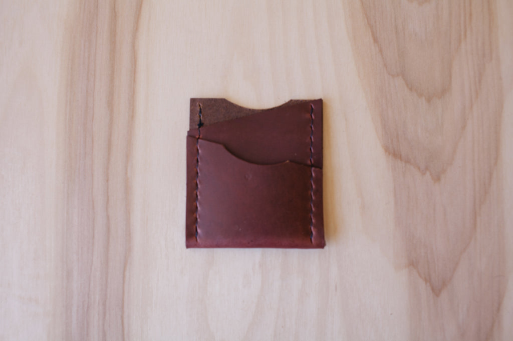 Héritage Card Holder - Burgundy