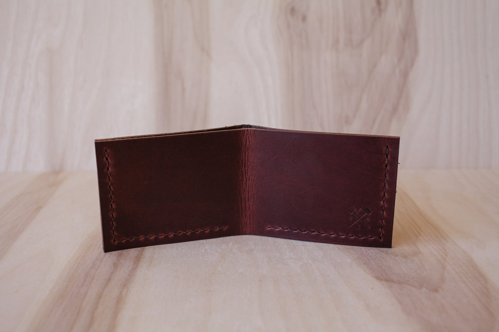 Héritage Compact Bifold - Burgundy