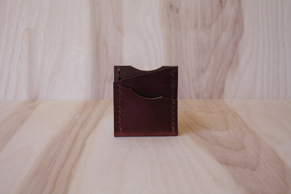 Héritage Card Holder - Burgundy