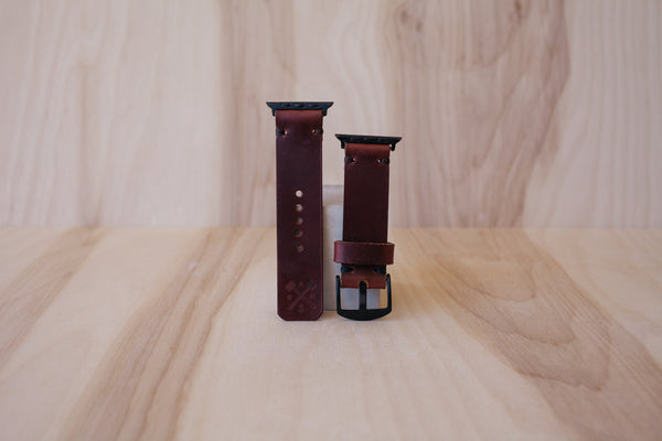 Héritage Apple Watch Band - Burgundy - Space Grey (42mm and 44mm)