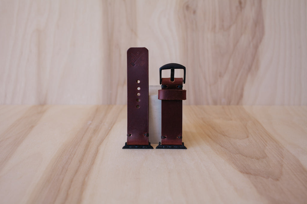 Héritage Apple Watch Band - Burgundy - Space Grey (42mm and 44mm)