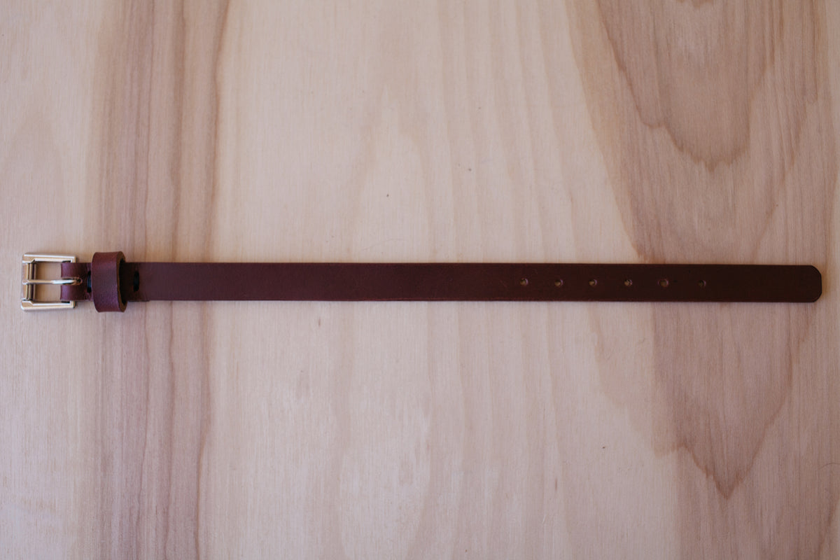 Héritage Cat Collar - Burgundy