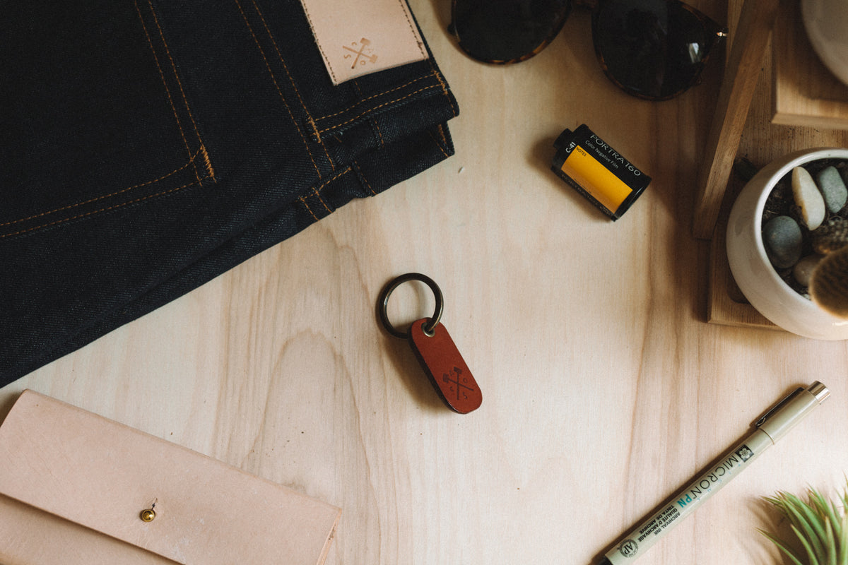 Keyfob - Cognac - Small